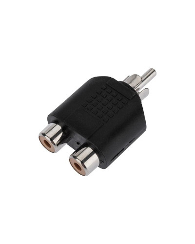 Переходник 1 штекер RCA - 2 гнезда RCA REXANT