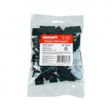 Площадка самоклеящаяся 20х20 мм, черная (100 шт/уп) REXANT