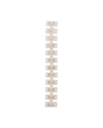 Клеммная колодка винтовая KВ-6 (2,5-6 мм²), ток 6 A, полиэтилен белый (ЗВИ) REXANT