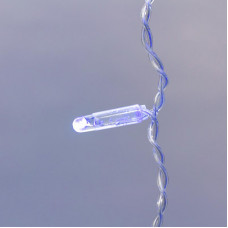 Гирлянда светодиодная Занавес 2х3м 448 LED СИНИЙ прозрачный ПВХ IP65 постоянное свечение 230В нужен блок 303-500-1 NEON-NIGHT