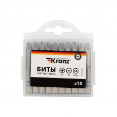 Бита PZ3х50 мм для шуруповерта (упак. 10 шт.) Kranz