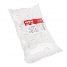 Дюбель-хомут 5-10мм, прямоугольный, белый (100 шт/уп) REXANT