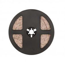 Лента светодиодная 12В, SMD2835, 4,8Вт/м, 60 LED/м, желтый, 8мм, 5м, IP65 LAMPER