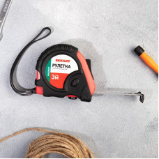 Рулетка измерительная Профи прорезиненный корпус, магнитная, 3м х 16мм REXANT