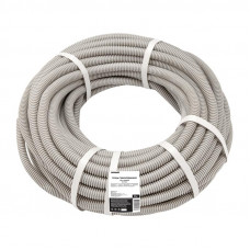 Труба гофрированная из ПВХ, с зондом, Ø20мм (бухта 25 м/уп) REXANT