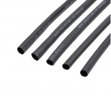 Трубка термоусаживаемая СТТК (3:1) двустенная клеевая 9,0/3,0мм, черная, упаковка 10 шт. по 1м REXANT