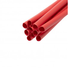 Трубка термоусаживаемая СТТК (3:1) двустенная клеевая 6,0/2,0мм, красная, упаковка 10 шт. по 1м REXANT