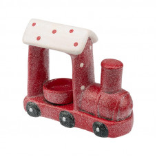 Керамический подсвечник Паровоз 17,1х7,1х14,7 см