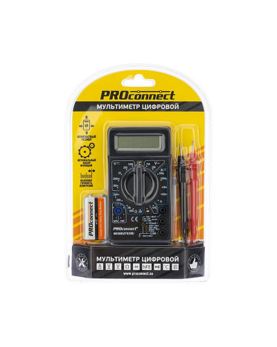 Портативный мультиметр M830B (DT830B) PROconnect