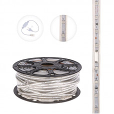 Лента светодиодная 220В, SMD2835, 60 LED/м, RGB, 10х7мм, 100м, с кабелем питания, IP67 NEON-NIGHT