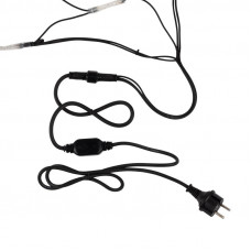 Гирлянда светодиодная Сеть 2x3м 432 LED МУЛЬТИ черный каучук IP67 постоянное свечение 230В блок в комплекте NEON-NIGHT