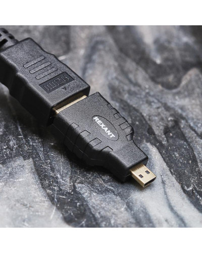 Переходник штекер micro HDMI - гнездо HDMI REXANT