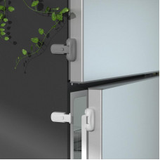 Замок-блокиратор для холодильника Premium, белый (1 шт/уп) HALSA