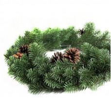 Еловый венок с шишками NEON-NIGHT Ø 45см, Литой