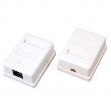 Розетка сетевая LAN, на стену, 1 гнездо 8Р8С (RJ-45), CAT 5e REXANT