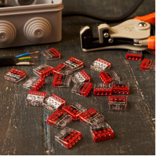 2273-244 Экcпресс-клемма с пастой, 4-проводная до 2,5 мм², (20 шт/уп)  WAGO