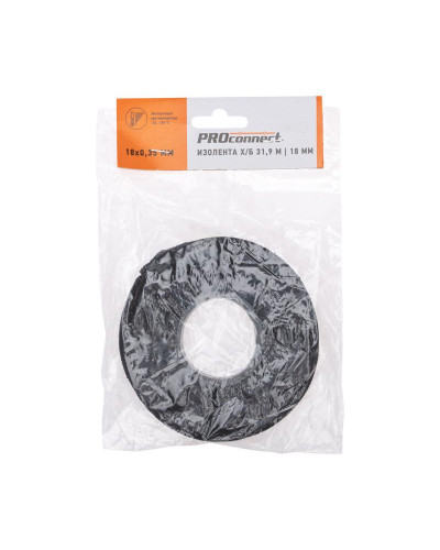 Изолента ХБ 18х0,35 мм (ролик 31,9 м/200 г) (2-ПОЛ) PROconnect