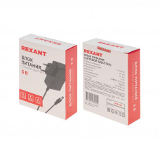 Блок питания (сетевой адаптер) AC 110-250В/DC 5В, 2А, 10Вт с DC разъемом подключения 5,5х2,1 (IP43)