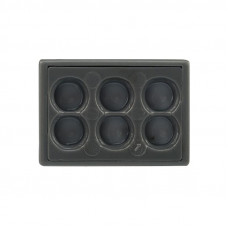 Экспресс-клемма с пастой СМК 773-306, 6-проводная до 2,5 мм², серая (50 шт/уп) REXANT