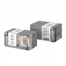 Гирлянда Светодиодный дождь 2х3 м, свечение с динамикой, прозрачный провод, 230 В, цвет белый