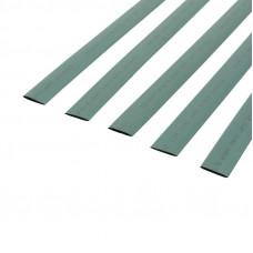 Трубка термоусаживаемая ТУТ нг 10,0/5,0мм, зеленая, упаковка 50 шт. по 1м REXANT