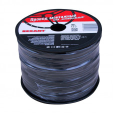 Провод ПГВА 1х1,50мм², черный, бухта 100м REXANT