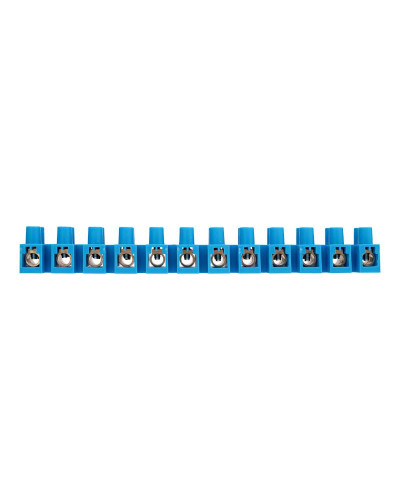 Клеммная винтовая колодка KВ-40 25-40, ток 100 A, полипропилен синий REXANT (10 шт./уп.)