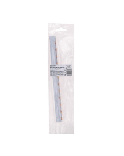Шина соединительная типа PIN (12 штырей) 1Р 100 А (22см) REXANT