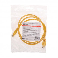 Патч-корд U/UTP, CAT 6, RJ45-RJ45, 26AWG, LSZH, желтый, 1м REXANT