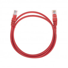 Патч-корд U/UTP, CAT 5e, RJ45-RJ45, 26AWG, LSZH, красный, 1м REXANT