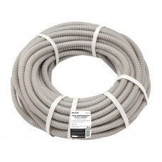 Труба гофрированная из ПВХ, с зондом, Ø50мм (бухта 15 м/уп) REXANT