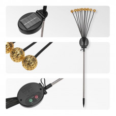 Светильник грунтовый Лалели, 3000К, встроенный аккумулятор, солнечная панель, коллекция Стамбул REXANT