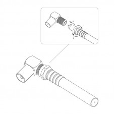 Переходник антенный, (гнездо F - штекер TV), 1 шт. PROconnect