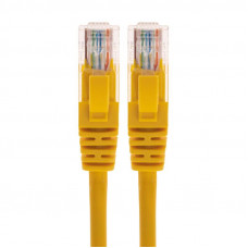 Патч-корд U/UTP, CAT 6, RJ45-RJ45, 26AWG, LSZH, желтый, 0,5м REXANT