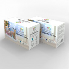 Керамическая фигурка Дед Мороз в санях 30,5х12,2х17,2 см