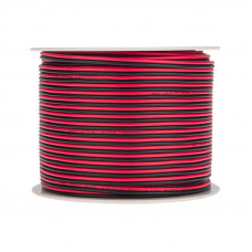 Кабель акустический 2х1,00мм², красно-черный, 100м PROconnect