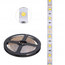 Лента светодиодная 12В, SMD5050, 14,4Вт/м, 60 LED/м, 4000К, 10мм, 3м, для БП с клеммами, IP65 LAMPER