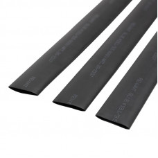 Трубка термоусаживаемая СТТК (2:1) двустенная клеевая 19,1/9,55мм, черная, упаковка 10 шт. по 1м REXANT