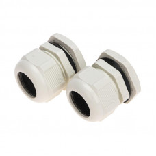 Кабельный ввод PG-29 (18-25мм) серый, комплект (2 шт/уп) REXANT