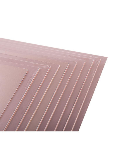 Стеклотекстолит 2-сторонний 50x100x1.5 мм 35/35 (35 мкм) REXANT