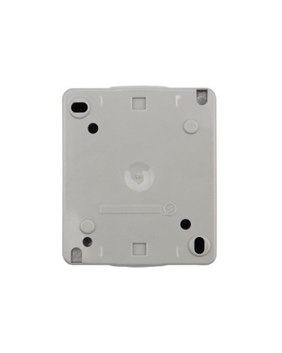 Розетка одноместная INDUSTRIAL IP54 с/з, о/у серая KRANZ