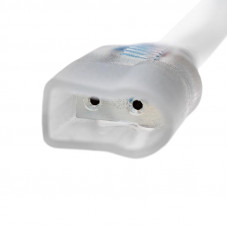 Установочный набор для одностороннего Гибкого неона 8х16мм (блок питания каучук с диодным мостом и вилкой, заглушка, переходная муфта, игла) 1,5м NEON-NIGHT