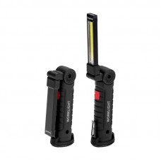 Фонарь многофункциональный с магнитом, крюком и клипсой, маленький REXANT