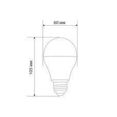 Лампа светодиодная Груша A60 9,5Вт E27 903Лм 2700K теплый свет REXANT
