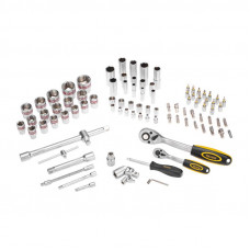 Набор инструментов, 1/2, 1/4, CrV, пластиковый кейс, 94 предмета KRANZ