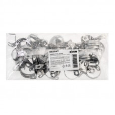 Скоба СМД 38-40 двухлапковая для металлорукава ø 32 мм (50 шт/уп) REXANT