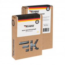 Болт шестигранный DIN 933, 8,0х50мм, короб (20 шт/уп) KRANZ