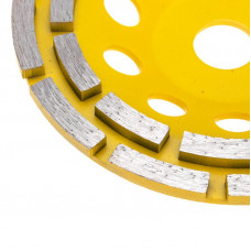 Чашка алмазная шлифовальная, двухрядная, 150х22,2мм KRANZ