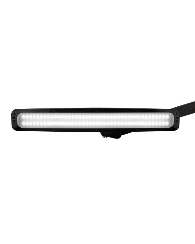 Лампа настольная бестеневая, струбцина, ECO light, 84 SMD LED, сенсорный диммер, черная REXANT