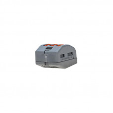 Универсальная клемма СМК 222-413, 3-проводная серая 0,08-2,5/4 мм² (блистер 10 шт./уп.) REXANT